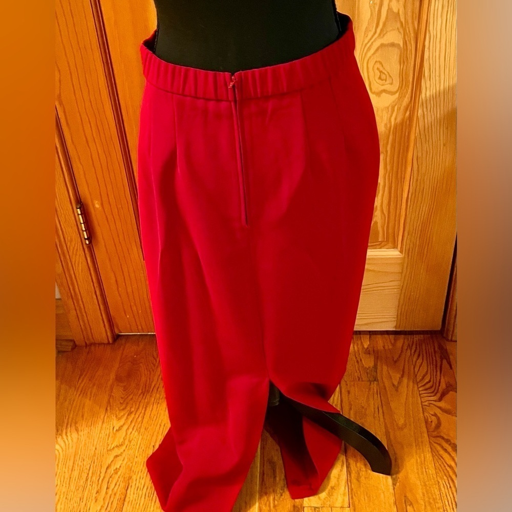 Positive Attitude Size 6 two-piece Skirt and Blazer Set Faux Fur Collar Cuffs - Picture 11 of 13